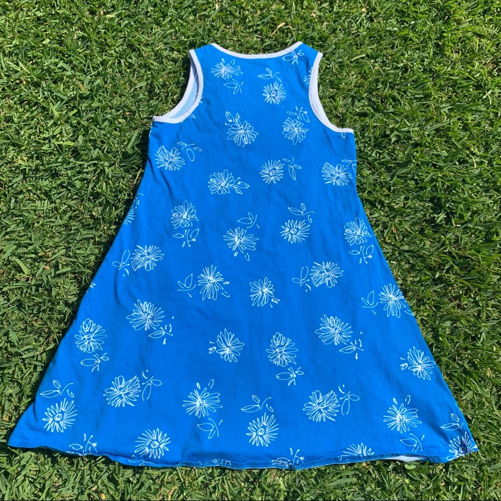 🌸💙👗 Blue Flower Dress for Little Missy - Picture 6 of 7